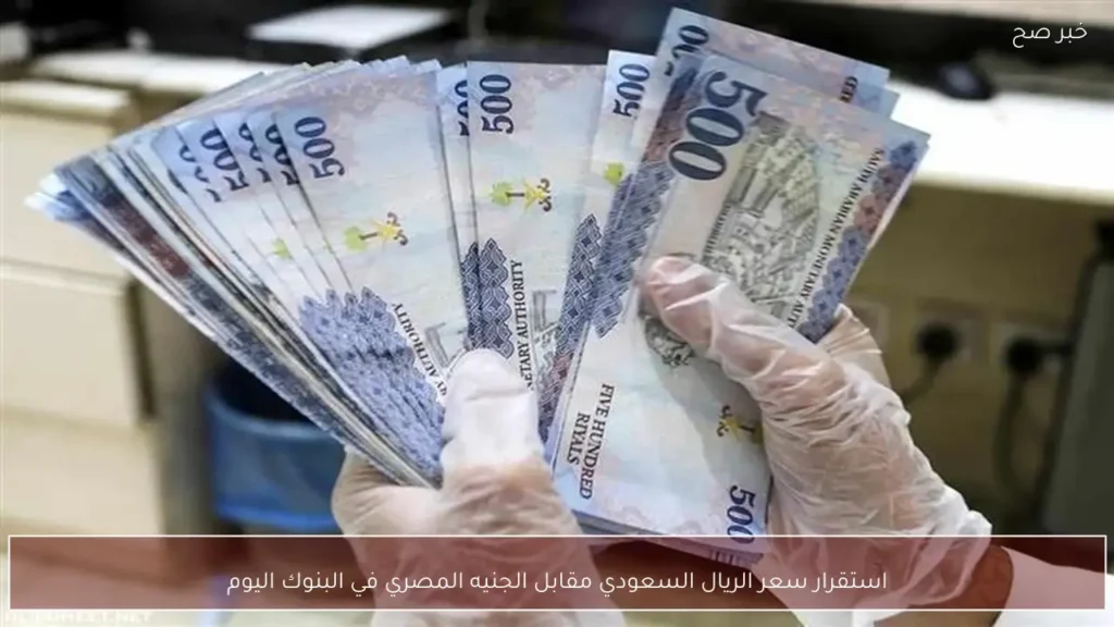 استقرار سعر الريال السعودي مقابل الجنيه المصري في البنوك اليوم