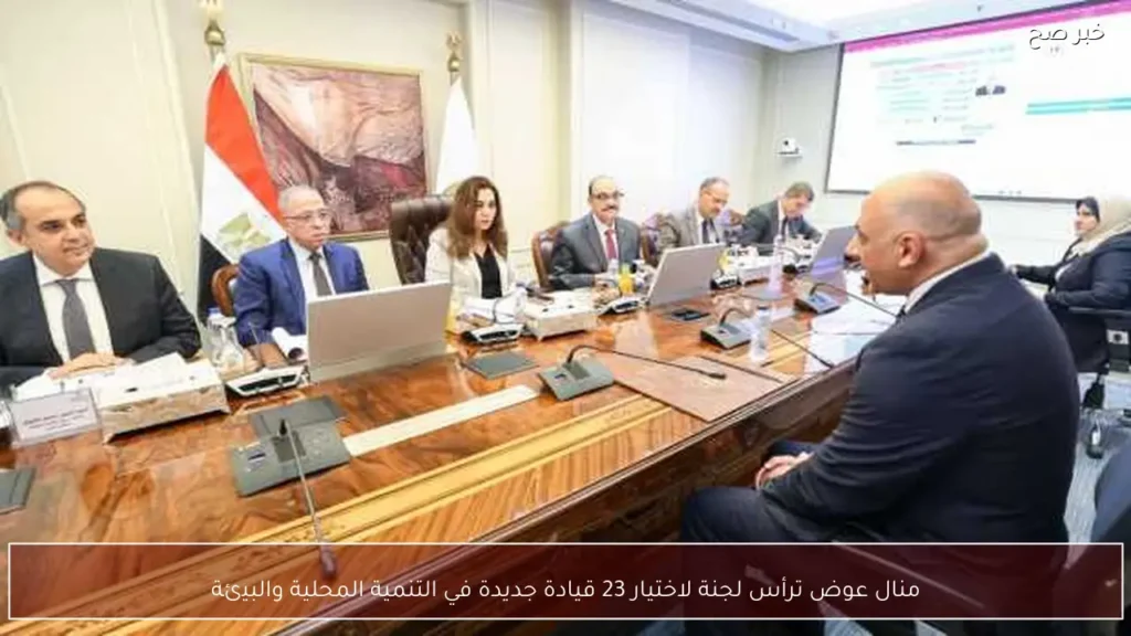 منال عوض ترأس لجنة لاختيار 23 قيادة جديدة في التنمية المحلية والبيئة