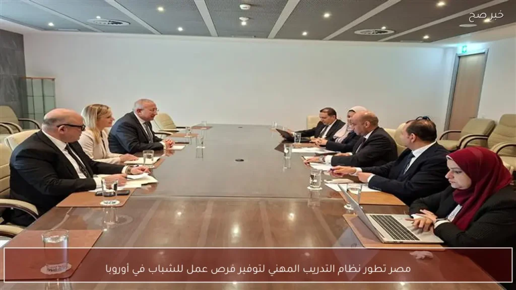 مصر تطور نظام التدريب المهني لتوفير فرص عمل للشباب في أوروبا