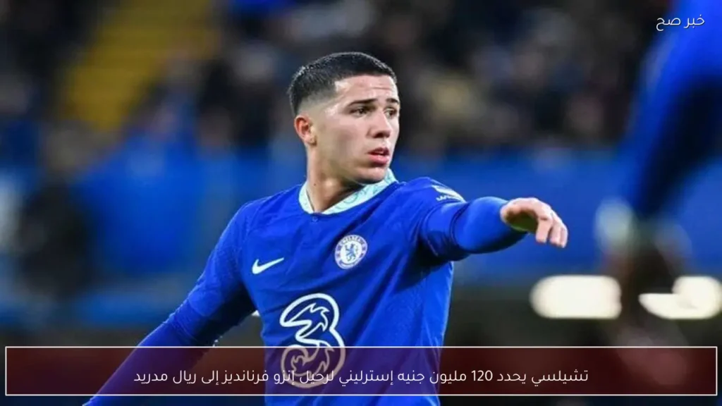 تشيلسي يحدد 120 مليون جنيه إسترليني لرحيل إنزو فرنانديز إلى ريال مدريد