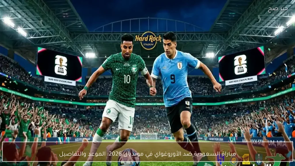مباراة السعودية ضد الأوروغواي في مونديال 2026: الموعد والتفاصيل