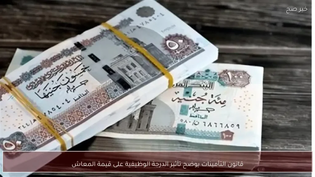 قانون التأمينات يوضح تأثير الدرجة الوظيفية على قيمة المعاش