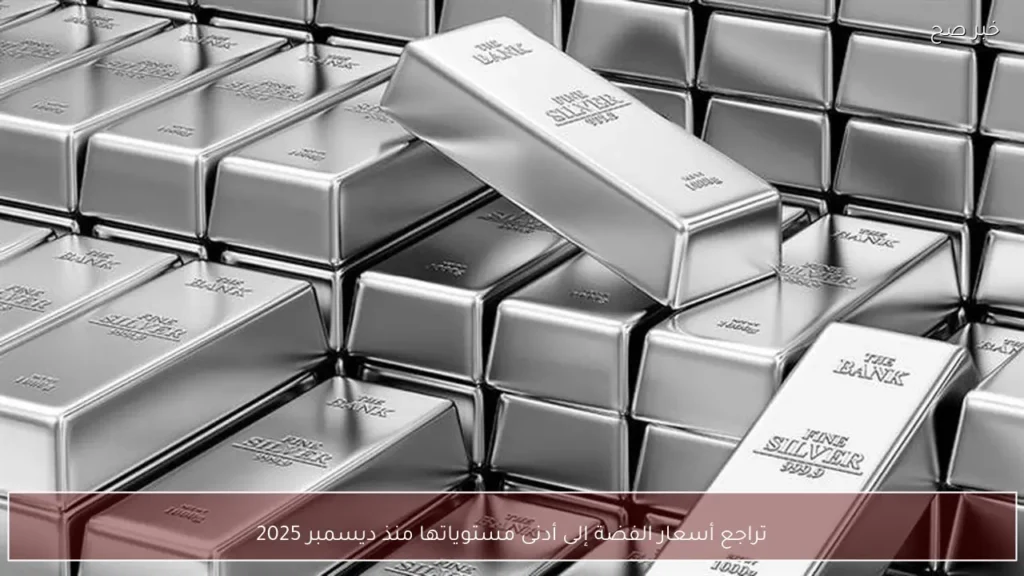تراجع أسعار الفضة إلى أدنى مستوياتها منذ ديسمبر 2025