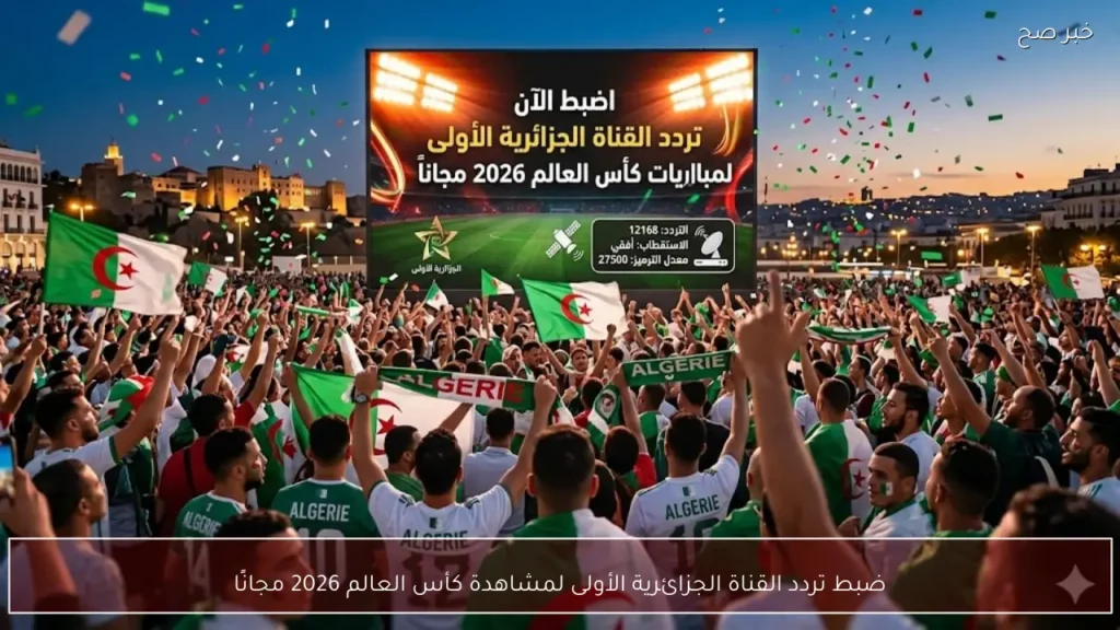 ضبط تردد القناة الجزائرية الأولى لمشاهدة كأس العالم 2026 مجانًا
