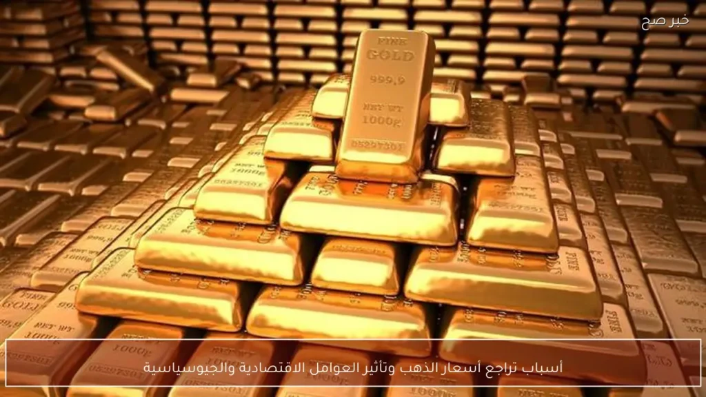 أسباب تراجع أسعار الذهب وتأثير العوامل الاقتصادية والجيوسياسية