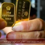 أسعار سبائك الذهب BTC في مصر اليوم 7 يونيو 2026