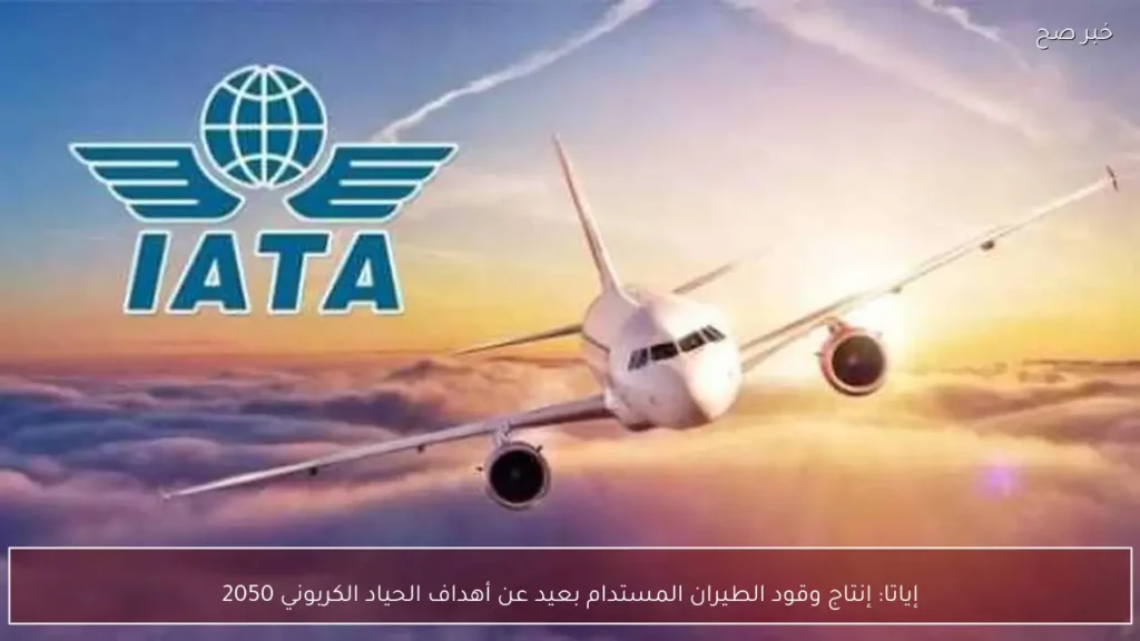 إياتا: إنتاج وقود الطيران المستدام بعيد عن أهداف الحياد الكربوني 2050