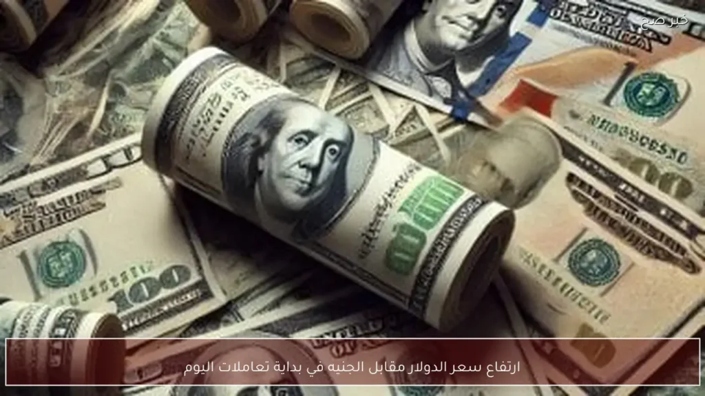 ارتفاع سعر الدولار مقابل الجنيه في بداية تعاملات اليوم