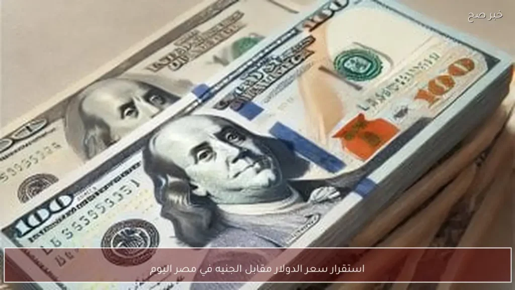 سعر الدولار مقابل الجنيه اليوم الاربعاء ١٠ – ٦ – ٢٠٢٦ في مصر