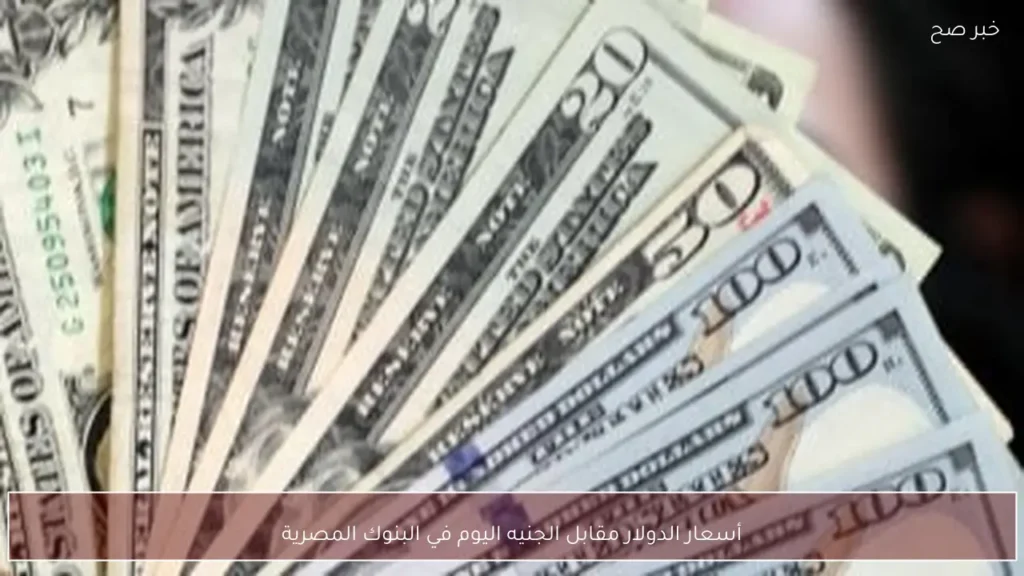 أسعار الدولار مقابل الجنيه اليوم في البنوك المصرية