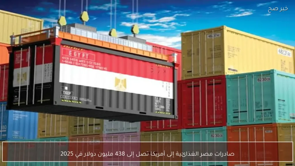 صادرات مصر الغذائية إلى أمريكا تصل إلى 438 مليون دولار في 2025