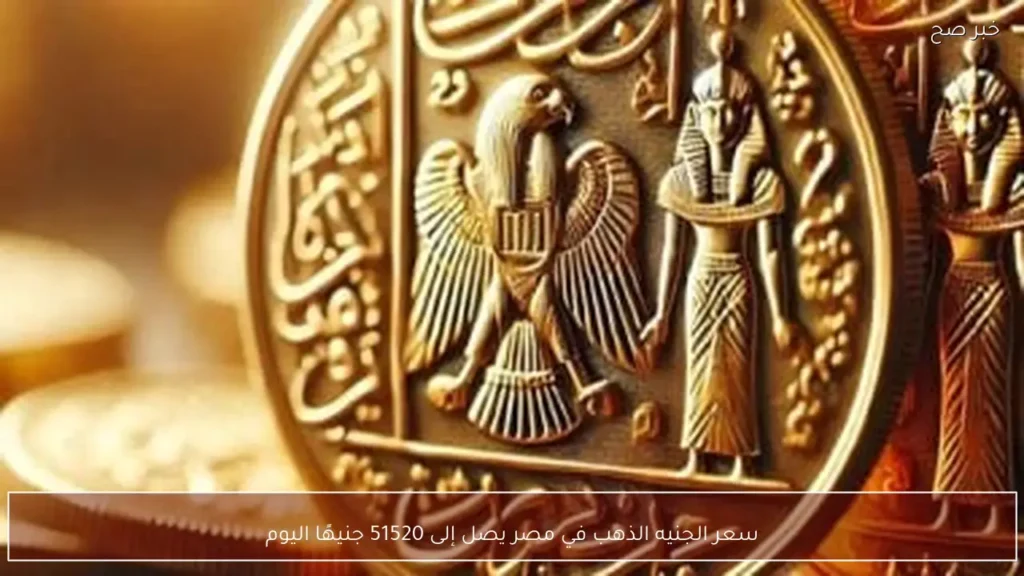 سعر الجنيه الذهب في مصر يصل إلى 51520 جنيهًا اليوم