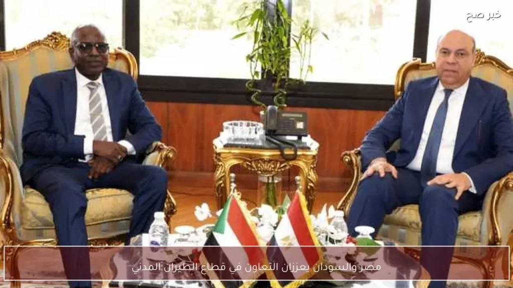 مصر والسودان يعززان التعاون في قطاع الطيران المدني