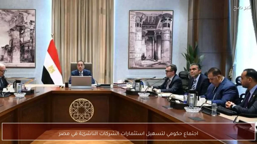 اجتماع حكومي لتسهيل استثمارات الشركات الناشئة في مصر
