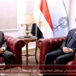 أحمد المسلماني يستقبل ضياء رشوان قبل ظهوره في برنامج «من ماسبيرو»