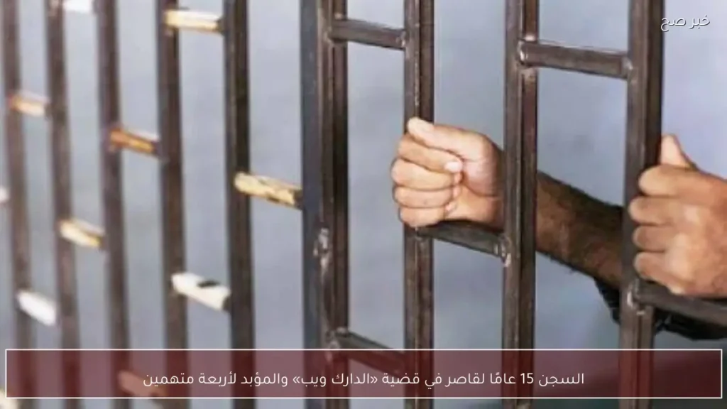 السجن 15 عامًا لقاصر في قضية «الدارك ويب» والمؤبد لأربعة متهمين