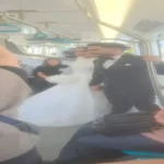احتفال زفاف مميز لعروسين على متن المونوريل في مصر