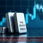 انخفاض أسعار الفضة في مصر بنسبة 1.52% بفعل تراجع الأسواق العالمية