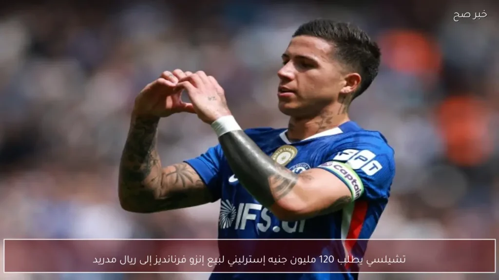 تشيلسي يطلب 120 مليون جنيه إسترليني لبيع إنزو فرنانديز إلى ريال مدريد