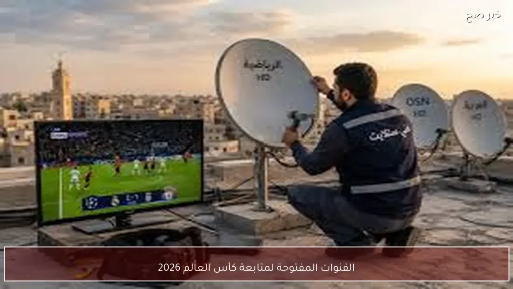 القنوات المفتوحة لمتابعة كأس العالم 2026