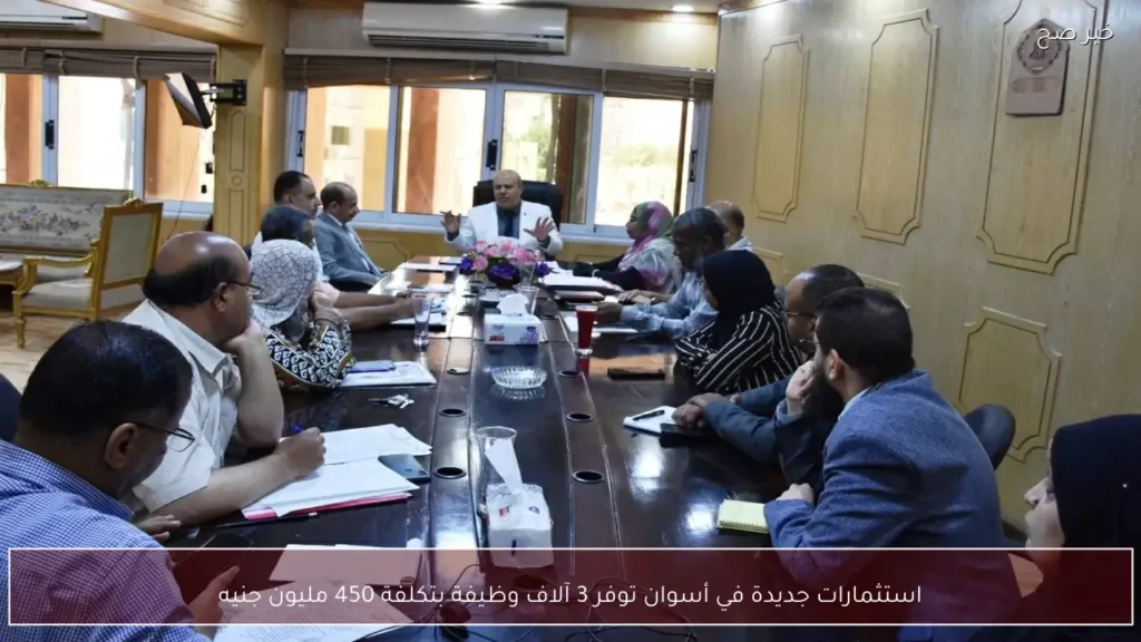 استثمارات جديدة في أسوان توفر 3 آلاف وظيفة بتكلفة 450 مليون جنيه