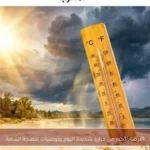 الأرصاد تحذر من حرارة شديدة اليوم وتوصيات للصحة العامة