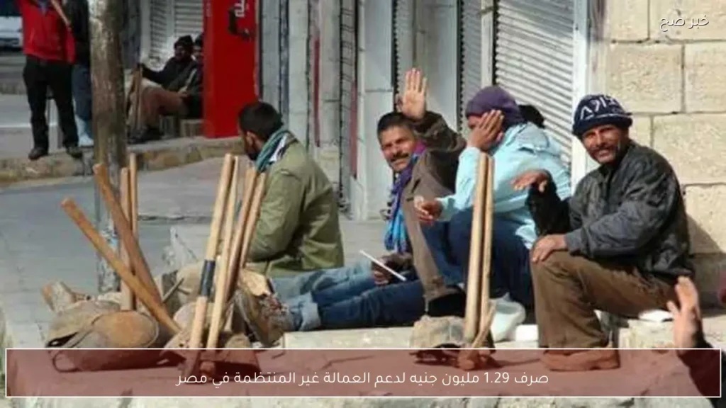 صرف 1.29 مليون جنيه لدعم العمالة غير المنتظمة في مصر