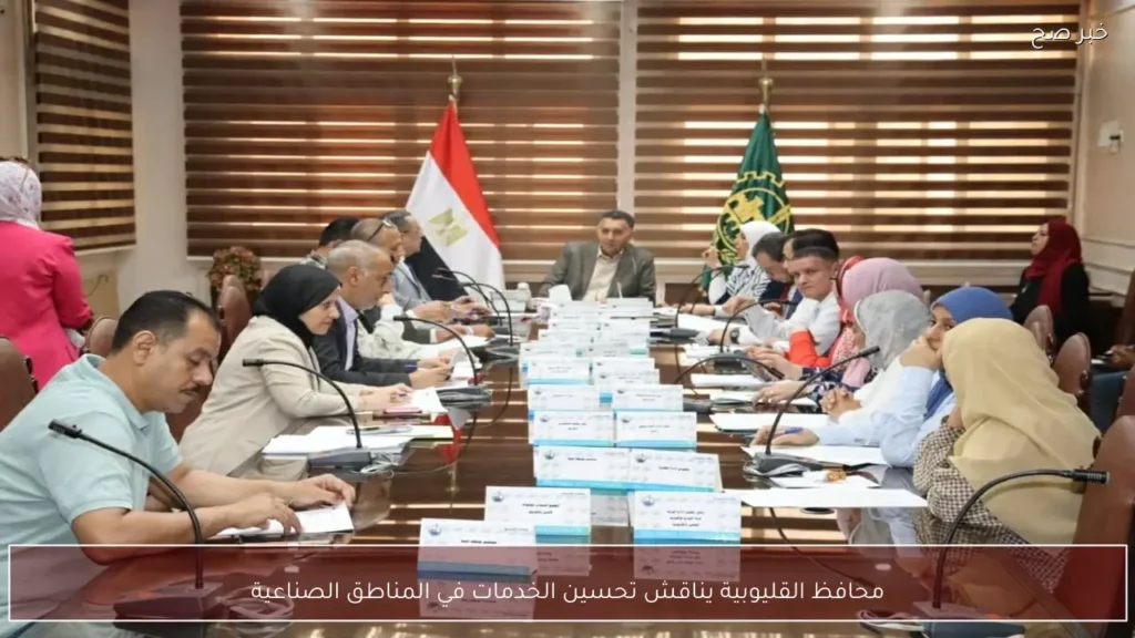 محافظ القليوبية يناقش تحسين الخدمات في المناطق الصناعية
