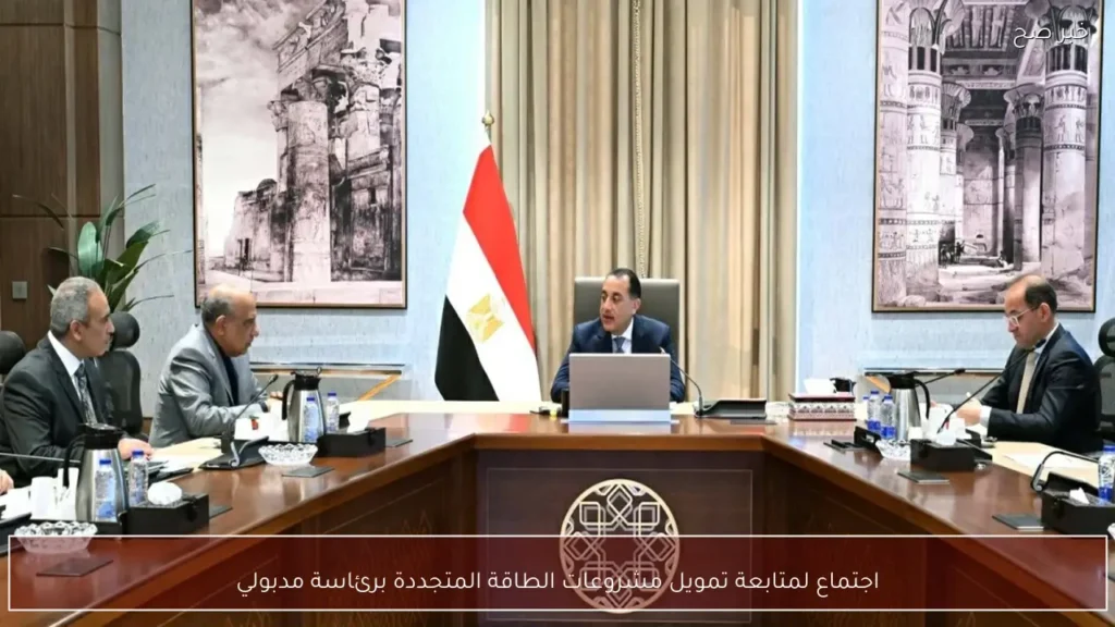 اجتماع لمتابعة تمويل مشروعات الطاقة المتجددة برئاسة مدبولي