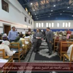 رئيس جامعة كفر الشيخ يتفقد امتحانات كلية علوم الرياضة