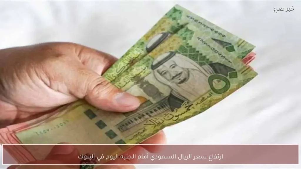ارتفاع سعر الريال السعودي أمام الجنيه اليوم في البنوك