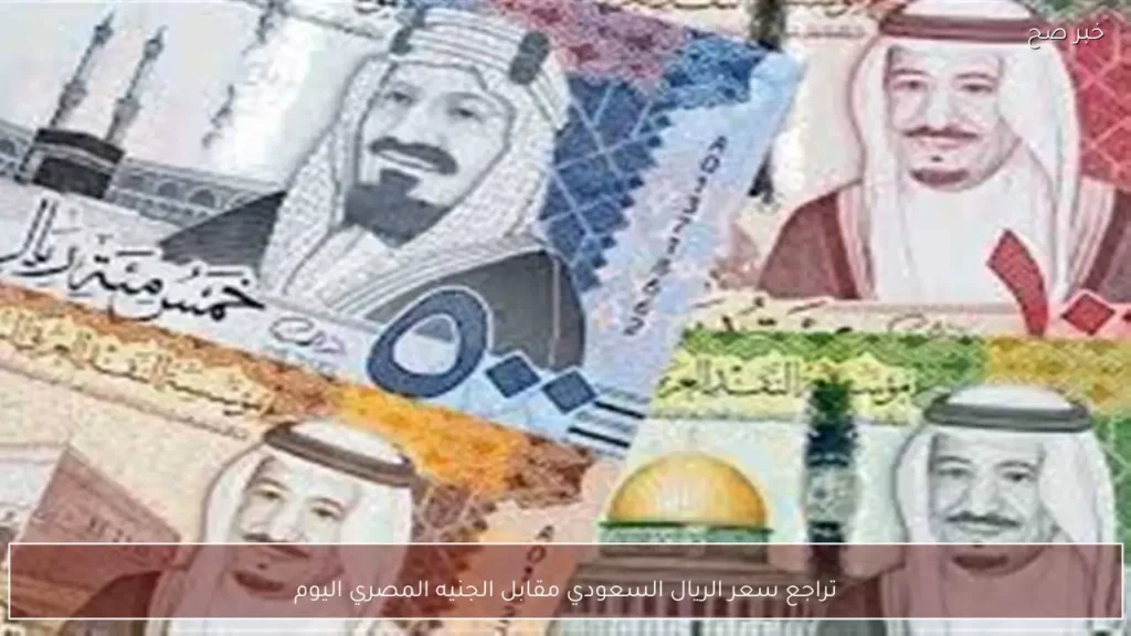 تراجع سعر الريال السعودي مقابل الجنيه المصري اليوم