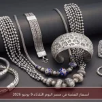أسعار الفضة في مصر اليوم الثلاثاء 9 يونيو 2026