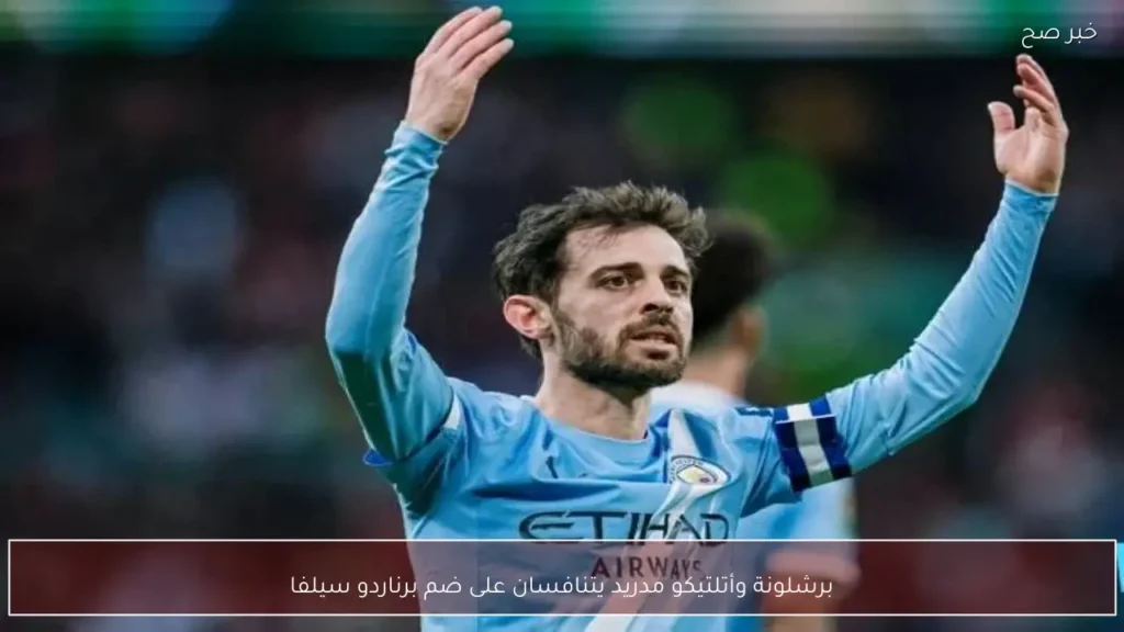 برشلونة وأتلتيكو مدريد يتنافسان على ضم برناردو سيلفا