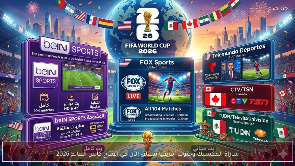 مباراة المكسيك وجنوب أفريقيا تنطلق الآن في افتتاح كأس العالم 2026