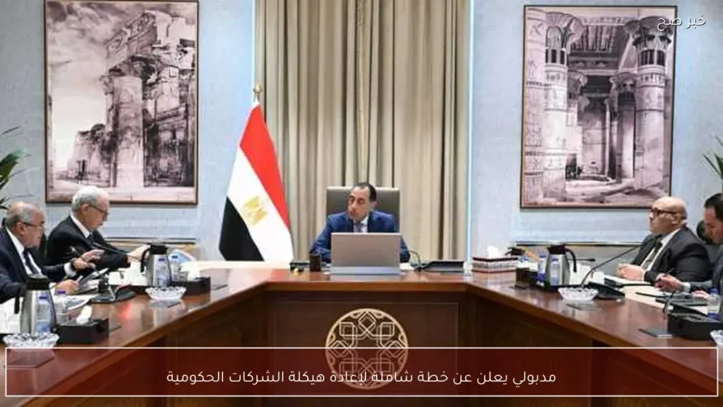 مدبولي يعلن عن خطة شاملة لإعادة هيكلة الشركات الحكومية