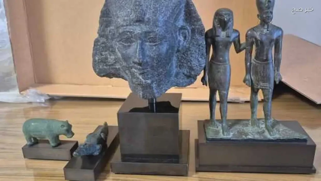 استعادة أربع قطع أثرية نادرة من أمريكا إلى مصر