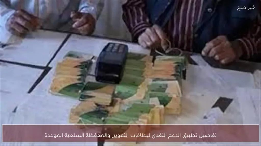 تفاصيل تطبيق الدعم النقدي لبطاقات التموين والمحفظة السلعية الموحدة