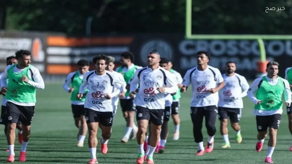 تدريب منتخب مصر الرئيسي قبل مواجهة البرازيل الودية في كليفلاند