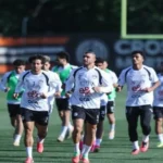 تدريب منتخب مصر الرئيسي قبل مواجهة البرازيل الودية في كليفلاند