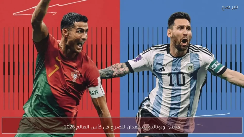 ميسي ورونالدو يستعدان للصراع في كأس العالم 2026