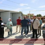 نائب محافظ الوادي الجديد يتفقد تطوير أرض المعارض في الخارجة
