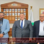 نقيب المهندسين يناقش التعاون مع بعثة الاتحاد الأوروبي في مجالات المياه