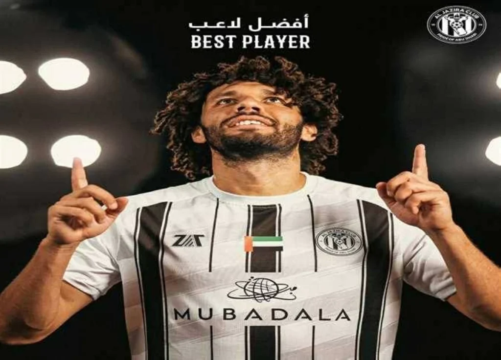 محمد النني يعلن مغادرته نادي الجزيرة الإماراتي بعد موسمين