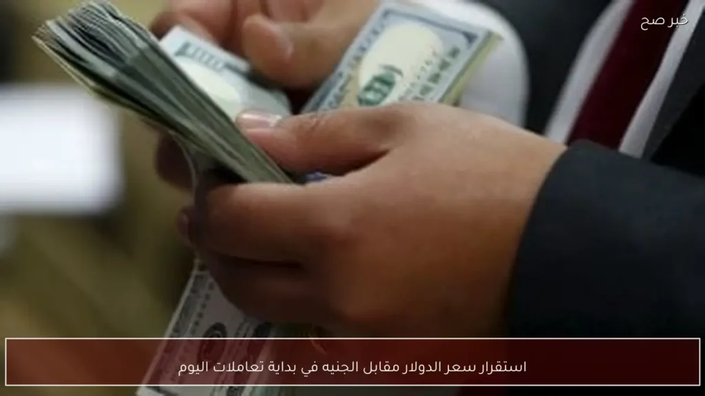 استقرار سعر الدولار مقابل الجنيه في نهاية تعاملات اليوم الأربعاء 10 يونيو 2026