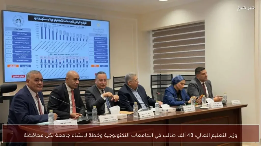 وزير التعليم العالي: 48 ألف طالب في الجامعات التكنولوجية وخطة لإنشاء جامعة بكل محافظة