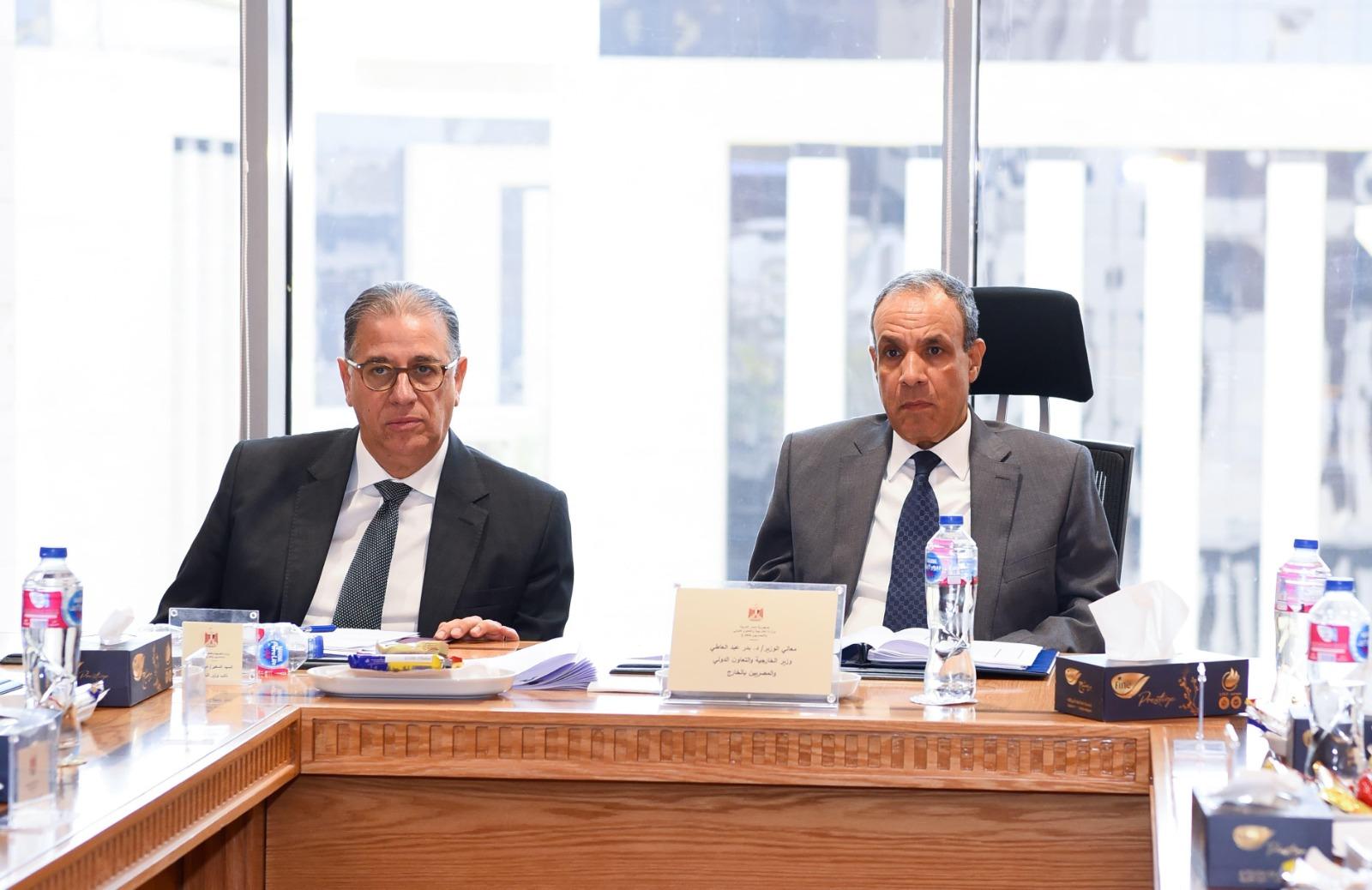 جانب من مشاركة وزير الخارجية في مسابقة التعيين