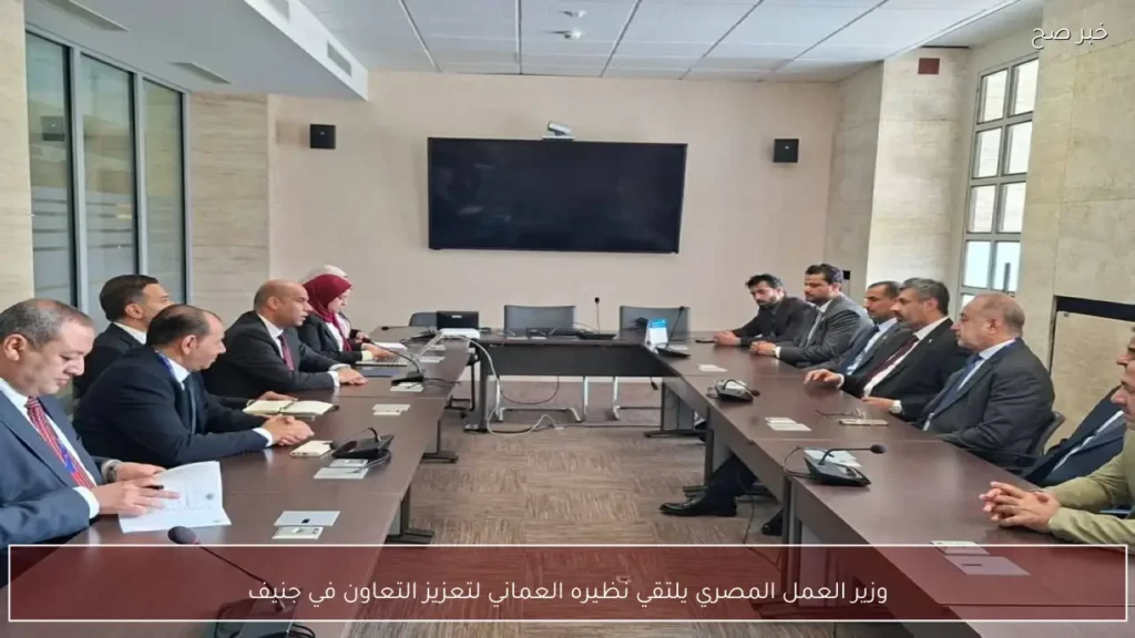 وزير العمل المصري يلتقي نظيره العماني لتعزيز التعاون في جنيف