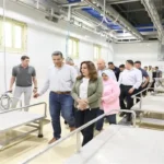 وزيرة التنمية المحلية تتفقد المجزر الآلي الجديد في الغردقة