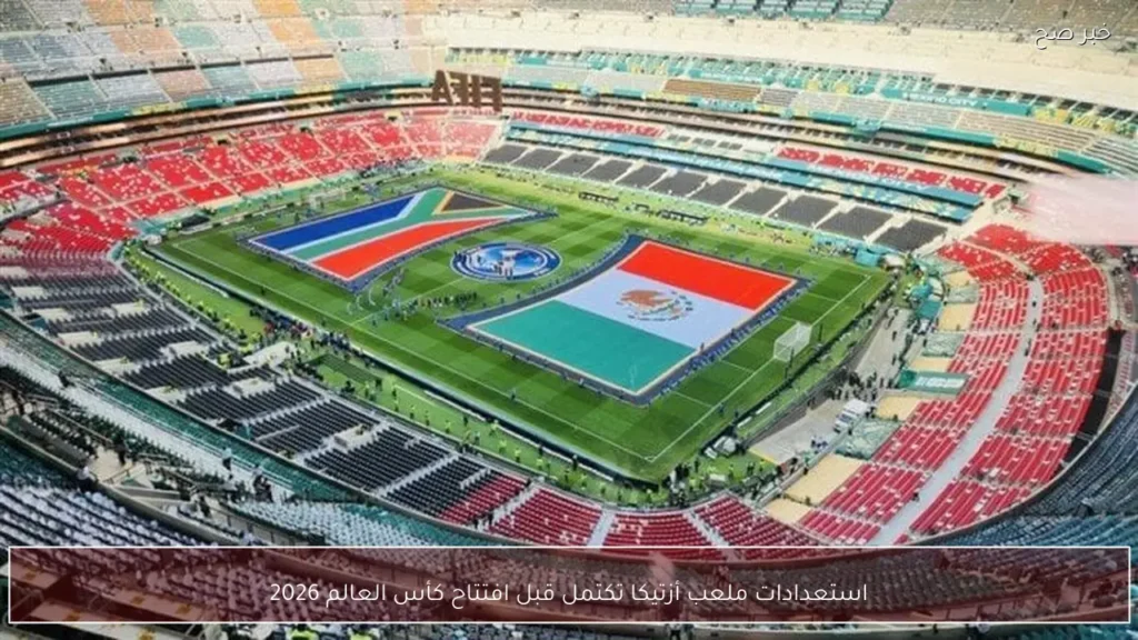 استعدادات ملعب أزتيكا تكتمل قبل افتتاح كأس العالم 2026